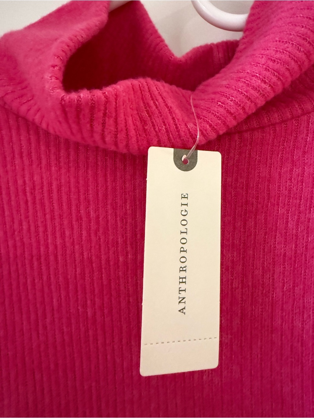 Anthropologie Amadi Cowl Neck Ribbed Poncho sweater - size M - Picture 6 of 9